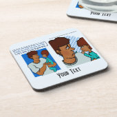 セイDaddy懸命Plastic Coasters コースター (左側)