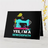 セウシオパスI裁縫針刺しゅう仕立て カード (黄色い花)