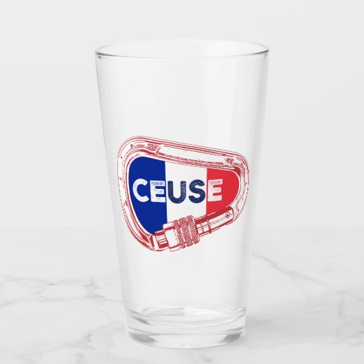 セウスフランスロック登山カラビナー タンブラーグラス (正面)