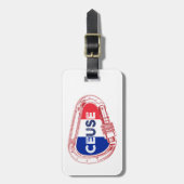 セウスフランスロック登山カラビナー ラゲッジタグ (正面縦)