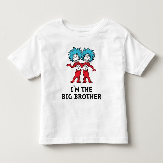 セウス博士の一物に双子 |ビッグブラザー トドラーTシャツ (正面)