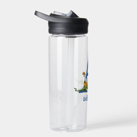 セウス博士のABC：手紙A – 白 |名前の追加 ウォーターボトル (右面)