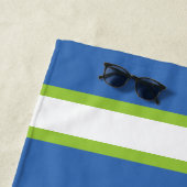 セウス博士のABC：手紙A – 白 |名前の追加 ビーチタオル (インサイチュ)