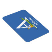 セウス博士のABC:手紙A – 白 |名前の追加 マグネット (右側)