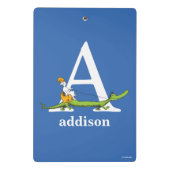 セウス博士のABC：手紙A – 白 |名前の追加 ミニクリップボード (裏面)