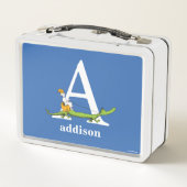 セウス博士のABC：手紙A – 白 |名前の追加 メタルランチボックス (裏面)