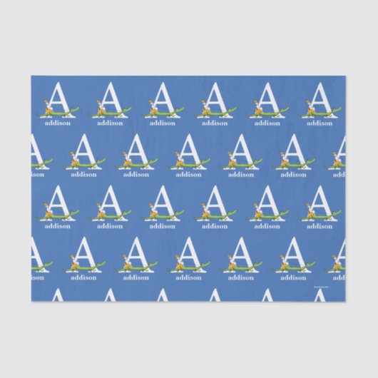 セウス博士のABC：手紙A – 白 |名前の追加 薄葉紙 (正面)