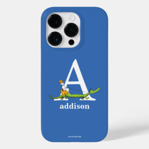 セウス博士のABC：手紙A – 白  名前の追加 Case-Mate iPhone 14 PROケース
