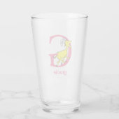 セウス博士のABC：手紙G – ピンク |名前の追加 タンブラーグラス (裏面)