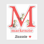 セウス博士のABC：手紙M – 白 |名前の追加 シール (シート)