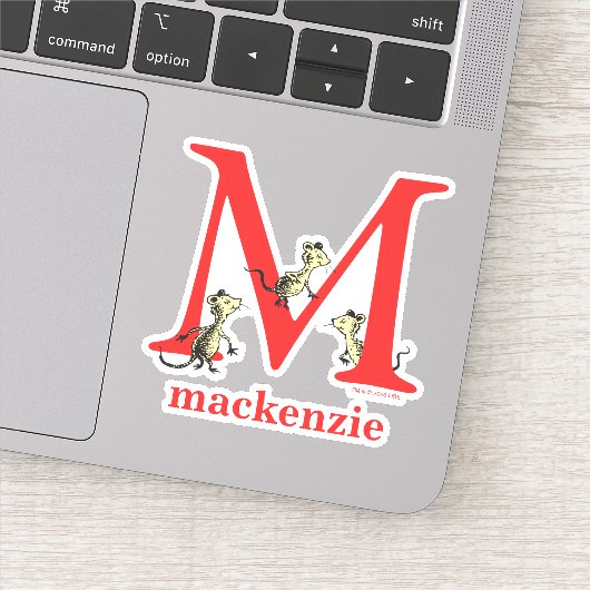 セウス博士のABC：手紙M – 白 |名前の追加 シール (詳細)