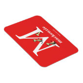 セウス博士のABC:手紙M – 白 |名前の追加 マグネット (右側)