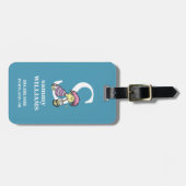 セウス博士のABC：手紙S – 白 |名前の追加 ラゲッジタグ (正面横)