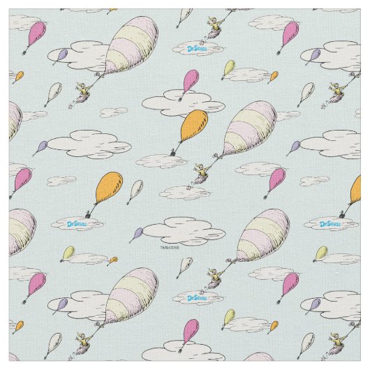 セウス博士 |ああ、行く場所！ ファブリック (クローズアップ)