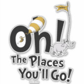 セウス博士 |ああ、行く場所！レトロ シール (正面)