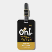 セウス博士 |ああ、行く場所！レトロ ラゲッジタグ (正面縦)
