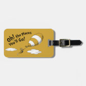 セウス博士 |ああ、行く場所！レトロ ラゲッジタグ (正面横)