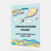 セウス博士 |ああ、行く場所！卒業 アクリルサイン (傾斜)