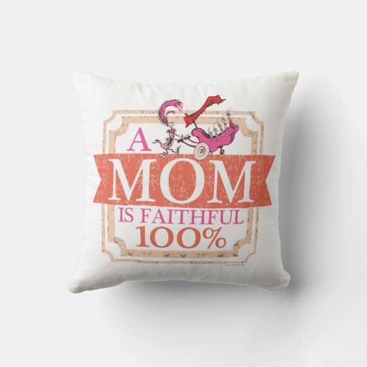 セウス博士 |お母さんが忠実に100% クッション (裏面)