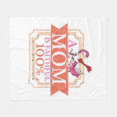 セウス博士 |お母さんが忠実に100% フリースブランケット (正面(横))