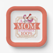 セウス博士 |お母さんが忠実に100% ペーパープレート (正面)