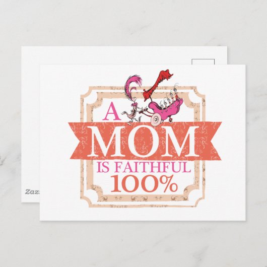 セウス博士 |お母さんが忠実に100% ポストカード (正面/裏面)