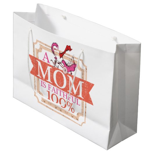 セウス博士 |お母さんが忠実に100% ラージペーパーバッグ (正面アングル)