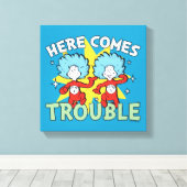 セウス博士 | ここで問題が発生する来こと キャンバスプリント (インサイチュ (ウッドフロア))