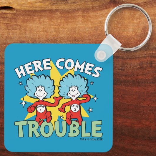 セウス博士 | ここで問題が発生する来こと キーホルダー (裏面)