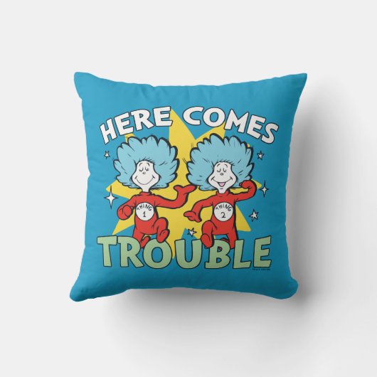 セウス博士 | ここで問題が発生する来こと クッション (裏面)