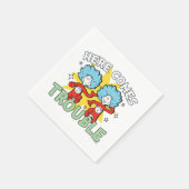 セウス博士 | ここで問題が発生する来こと スタンダードカクテルナプキン (角)