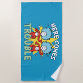 セウス博士 | ここで問題が発生する来こと ビーチタオル (正面)