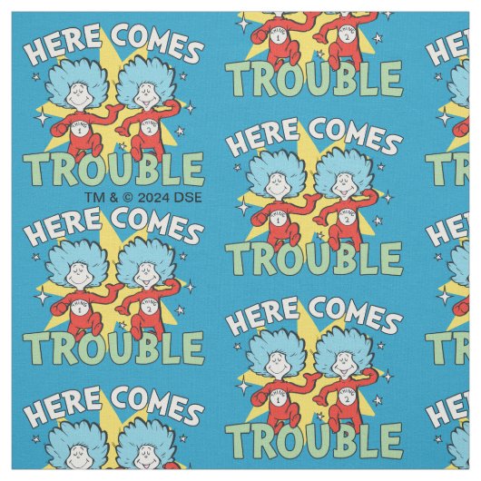 セウス博士 | ここで問題が発生する来こと ファブリック (見本)