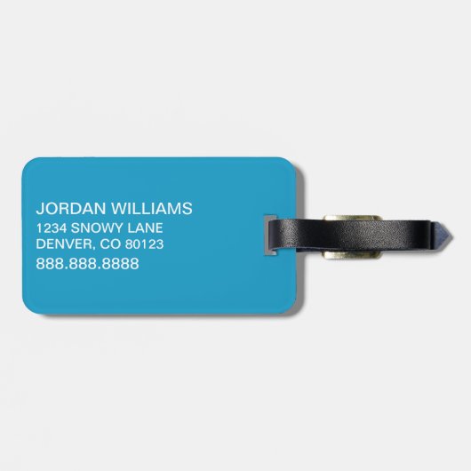 セウス博士 | ここで問題が発生する来こと ラゲッジタグ (裏面横)