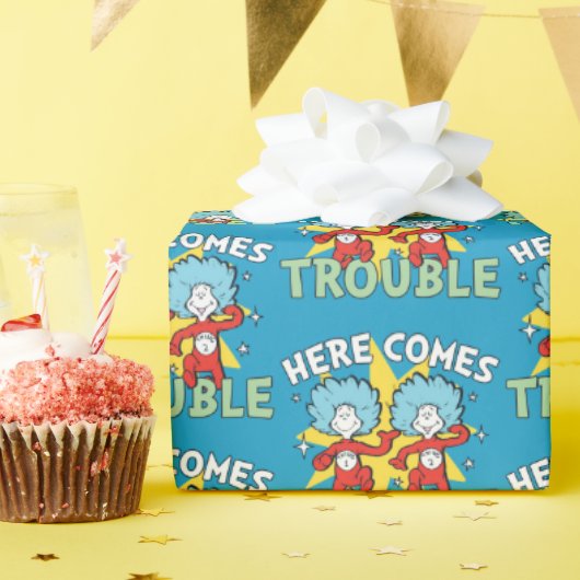 セウス博士 | ここで問題が発生する来こと ラッピングペーパー (誕生日パーティー)