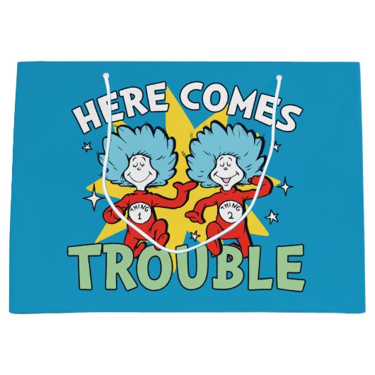 セウス博士 | ここで問題が発生する来こと ラージペーパーバッグ (正面)