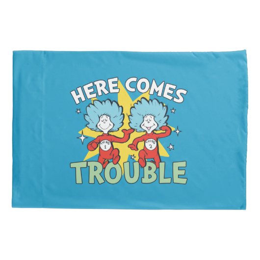 セウス博士 | ここで問題が発生する来こと 枕カバー (裏面-左)