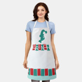 セウス博士 |インチ – 赤と緑 エプロン (着用した状態)