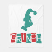 セウス博士 |インチ – 赤と緑 フリースブランケット (正面)