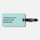 セウス博士 |インチ – 赤と緑 ラゲッジタグ (裏面横)