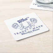 セウス博士 |ウィービルのロ素晴らしゴ スクエアペーパーコースター (アングル)