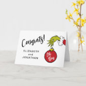 セウス博士 | オボーグリンチベビーおめでとう カード (黄色い花)