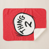 セウス博士 | カスタム Thing One Thing Two シェルパブランケット (正面(横))