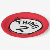 セウス博士 | カスタム Thing One Thing Two ペーパープレート (アングル)