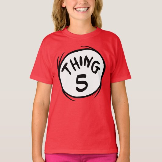 セウス博士 | カスタム Thing One Thing Two Tシャツ (正面)
