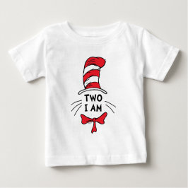 セウス博士 |キャットインザハット – Two I Am誕生日 ベビーTシャツ