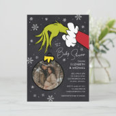 セウス博士 | グラインチカルボードベビーシャワー 招待状 (スタンド正面)