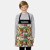 セウス博士 |グラインチパターカラフルン エプロン (着用した状態)