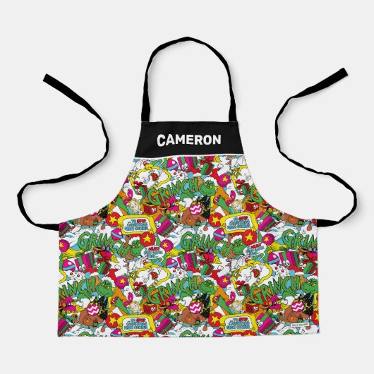 セウス博士 |グラインチパターカラフルン エプロン (正面)