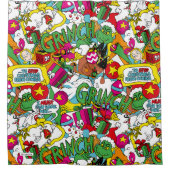 セウス博士 |グラインチパターカラフルン シャワーカーテン (正面)